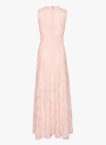 Sleeveless jacquard maxi dress ROTATE Purple